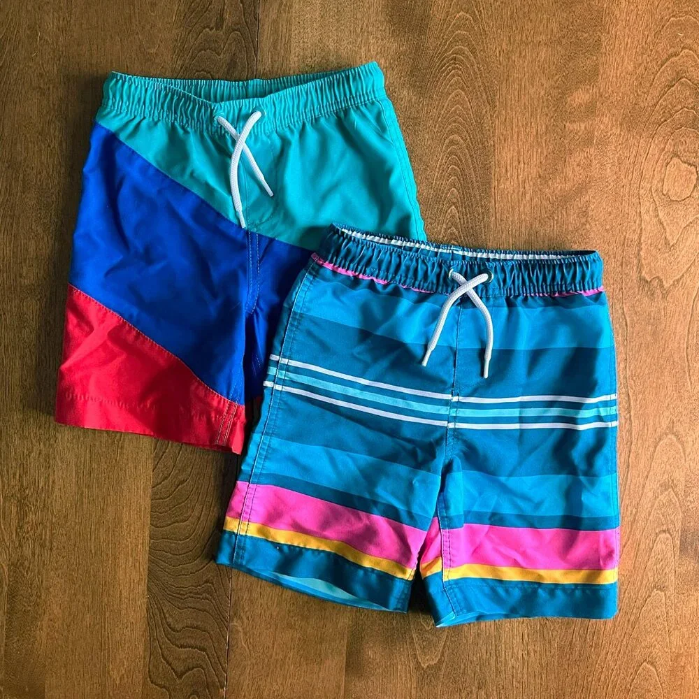 Lands' End swim trunks XS 4-5